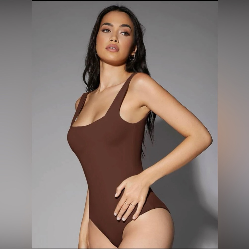 Brown bodysuit